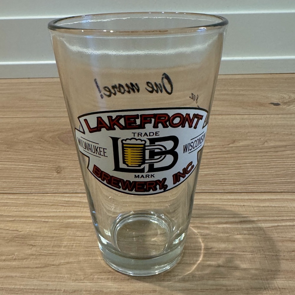 Lakefront Brewery Pint Glass